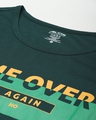 Shop Men's Green Game Over Typography Slim Fit T-shirt