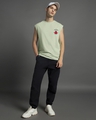 Shop Men's Green Gimme a Break Graphic Printed Boxy Fit Vest-Design