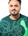 Shop Men's Green Awesome Graphic Printed Oversized Plus Size T-shirt