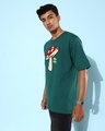 Shop Men's Green Graphic Printed Oversized T-shirt-Design