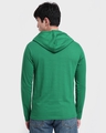Shop Men's Green Henley Hoodie T-shirt-Design