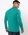 Shop Men's Green Henley T-shirt-Design
