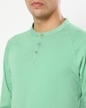 Shop Men's Green Henley T-shirt