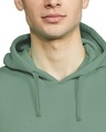 Shop Men's Green Hoodie-Full