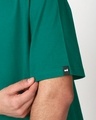 Shop Men's Green Humans Aren't Real Graphic Printed Oversized T-shirt