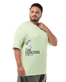 Shop Men's Green I Am Excercising Graphic Printed Oversized Plus Size T-shirt-Design