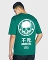 Shop Men's Green Immortal Graphic Printed Oversized T-shirt-Design