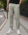 Shop Men's Green Joggers-Front