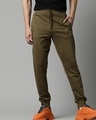 Shop Men's Green Joggers-Front