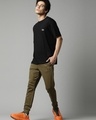 Shop Men's Green Joggers-Full