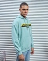 Shop Men's Green Justice League Graphic Printed Oversized Hoodies-Full