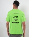 Shop Men's Green Lazystar Oversized T-shirt-Design