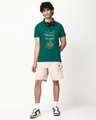 Shop Men's Green Letters From Past Graphic Printed T-shirt-Full