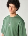 Shop Men's Green Loki Graphic Printed Oversized T-shirt