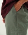 Shop Men's Green Loose Comfort Fit Cargo Pants
