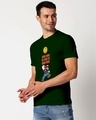 Shop Men's Green Mario Printed T-shirt-Full