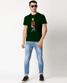 Shop Men's Green Mario Printed T-shirt