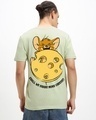 Shop Men's Green More Cheese Graphic Printed T-shirt-Front