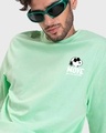 Shop Men's Green Move On Graphic Printed Oversized T-shirt