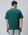 Shop Men's Green Night of the Heebies Graphic Printed Oversized T-shirt-Full