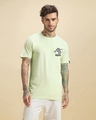 Shop Men's Green Nope Graphic Printed T-shirt-Front