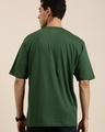 Shop Men's Green Originals Typography Oversized T-shirt-Full