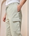 Shop Men's Green Oversized Cargo Jogger Pants