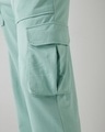 Shop Men's Green Oversized Cargo Joggers