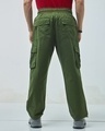 Shop Men's Green Oversized Cargo Pants-Design