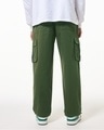 Shop Men's Green Oversized Cargo Parachute Pants-Design