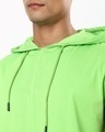 Shop Men's Green Oversized Hoodie Vest