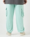 Shop Men's Green Oversized Plus Size Cargo Joggers-Design