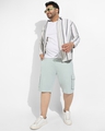 Shop Men's Green Oversized Plus Size Cargo Shorts-Design