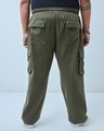 Shop Men's Green Oversized Plus Size Cargo Pants-Design