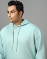 Shop Men's Harbor Gray Oversized Plus Size Hoodies