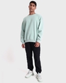 Shop Men's Green Oversized Plus Size Sweatshirt