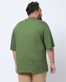 Shop Men's Green Oversized Plus Size T-shirt-Design