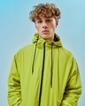 Shop Men's Green Oversized Plus Size Windcheater Jacket