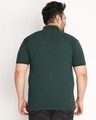 Shop Men's Green Plus Size Polo T-shirt-Full