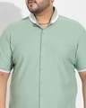 Shop Men's Green Oversized Shirt-Full