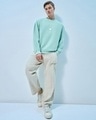 Shop Men's Green Oversized Sweatshirt