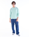 Shop Men's Green Oversized Sweatshirt