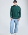 Shop Men's Green Oversized Sweatshirt