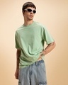 Shop Men's Green Oversized T-shirt-Front