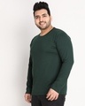 Shop Men's Green Plus Size T-shirt-Design