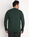 Shop Men's Green Plus Size T-shirt-Full