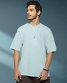 Shop Men's Green Oversized T-shirt-Front