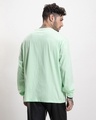 Shop Men's Green Oversized T-shirt-Full