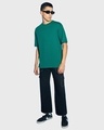 Shop Men's Green Oversized T-shirt