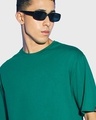 Shop Men's Green Oversized T-shirt